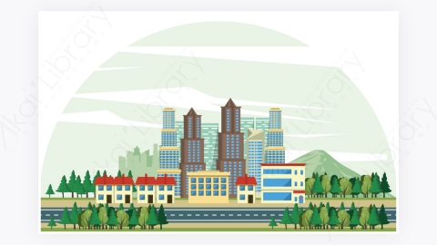 图片素材-绿色生态城市建筑景观-13