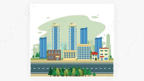 图片素材-绿色生态城市建筑景观-6