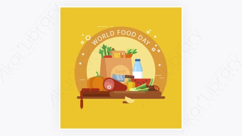 图片素材-世界粮食日平面设计