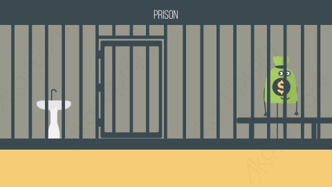 AE模板-MG扁平场景背景_Prison监狱