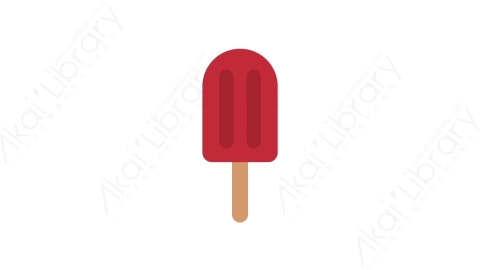 AE模板-MG扁平元素图标Ice_Cream冰淇淋冰棍