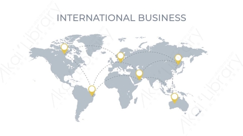 AE模板-MG扁平场景International_Map世界地图