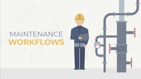 AE模板-MG扁平场景Maintenance_Workflows工厂生产车间