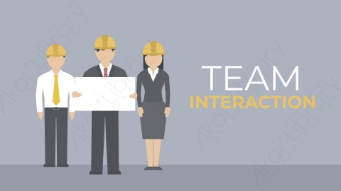 AE模板-MG扁平场景Team_Interaction设计团队