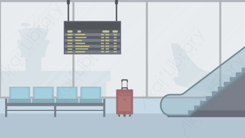AE模板-MG扁平场景背景Airport_BG_02候机室