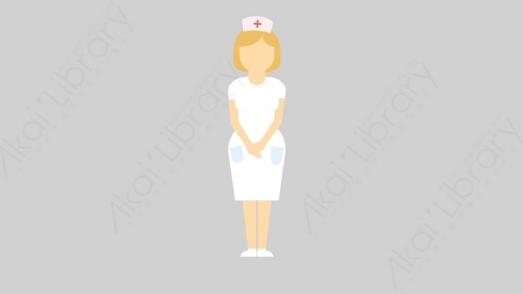 AE模板-MG扁平医院人物角色Nurse