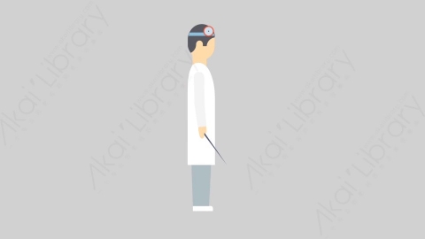 AE模板-MG扁平医院人物角色Ophthalmologist_02