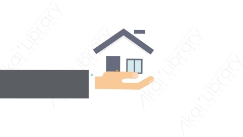 AE模板-MG扁平手势动画Hand_House