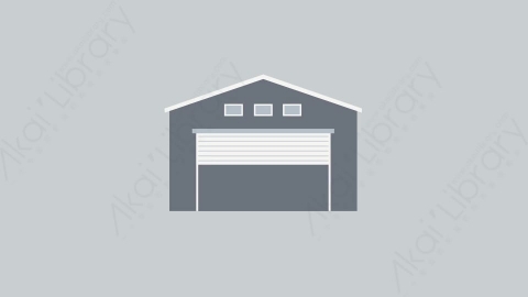 AE模板-MG扁平物流元素图标Warehouse_Icon仓库