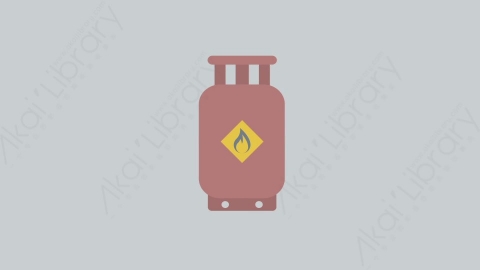 AE模板-MG扁平工业元素图标Gas_Cylinder煤气罐
