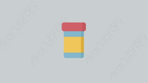AE模板-MG扁平医院医疗元素图标Bank_Pills_2药瓶