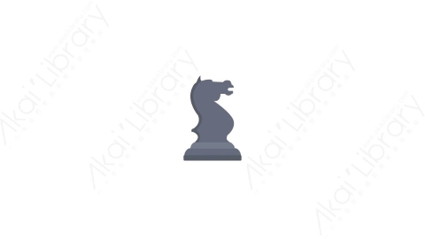 AE模板-MG扁平教育元素图标Chess_Figure_3象棋