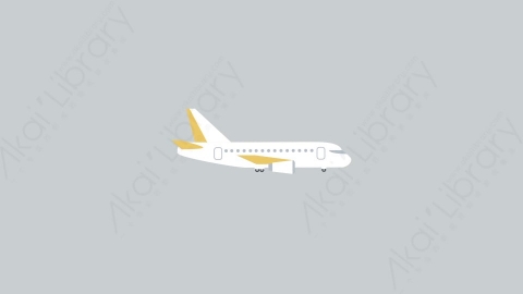 AE模板-MG扁平交通工具元素图标Aircraft飞机