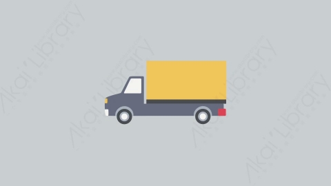 AE模板-MG扁平交通工具元素图标Truck货车