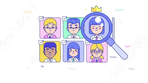 AE模板-MG扁平场景40_Search_employees搜索用户