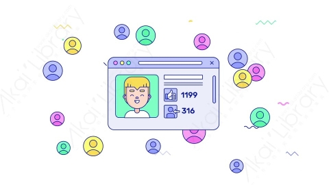 AE模板-MG扁平场景47_Personal_Promotion用户信息展示