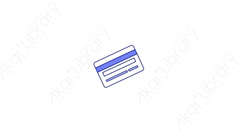 AE模板-MG扁平购物元素图标credit_card银行卡信用卡