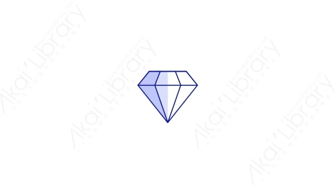 AE模板-MG扁平金融元素图标diamond钻石