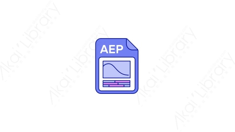 AE模板-MG扁平软件元素图标aep