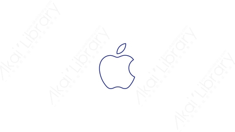 AE模板-MG扁平软件元素图标Apple