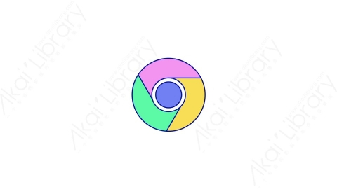 AE模板-MG扁平软件元素图标Browser_Chrome