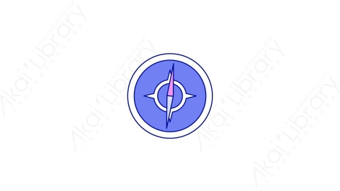 AE模板-MG扁平软件元素图标Browser_Safari