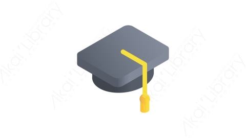 图片素材-003毕业 graduationMG等距立体卡通教育元素图标