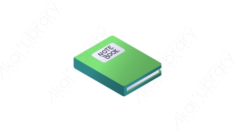 图片素材-008笔记本 notebookMG等距立体卡通教育元素图标