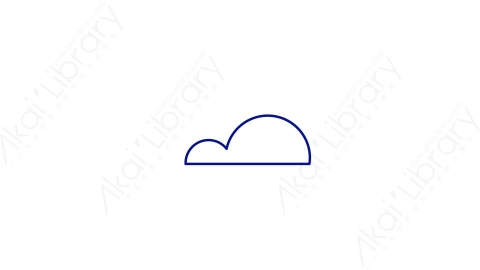 AE模板-MG扁平自然元素图标cloud_3云