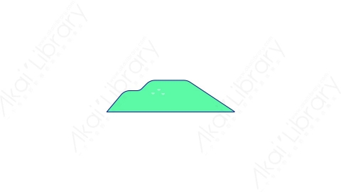 AE模板-MG扁平自然元素图标Hill_5山丘