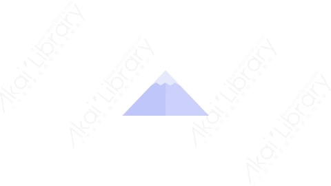 AE模板-MG扁平自然元素图标Mountain_3山峰