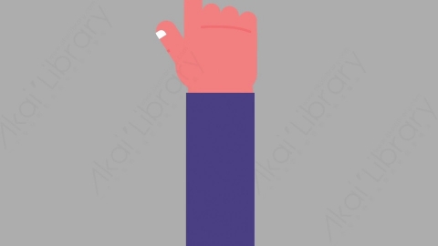 AE模板-MG扁平手势动画Hand_2