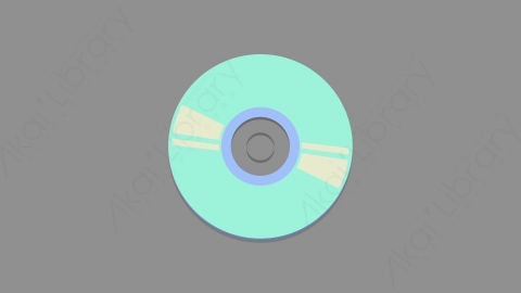 AE模板-MG扁平元素图标CD碟片