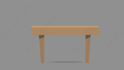 AE模板-MG扁平元素图标Table_3桌子