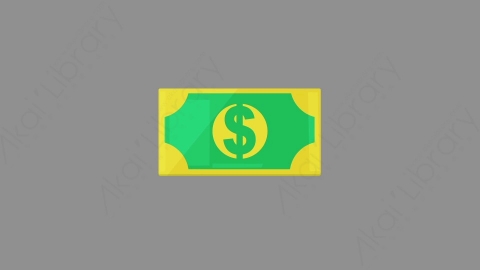 AE模板-MG扁平元素图标Banknote_Front_2纸币