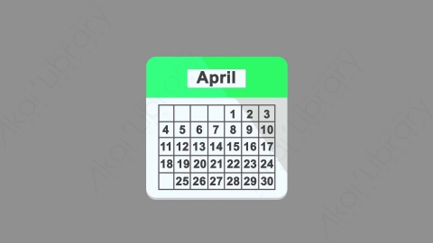 AE模板-MG扁平元素图标Calendar_many_numbers_4日历