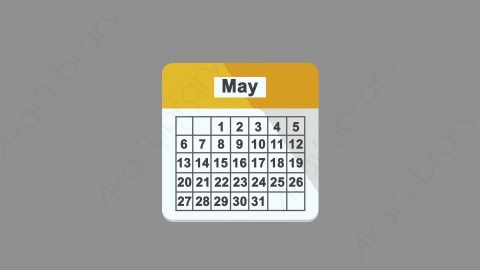 AE模板-MG扁平元素图标Calendar_many_numbers_5日历