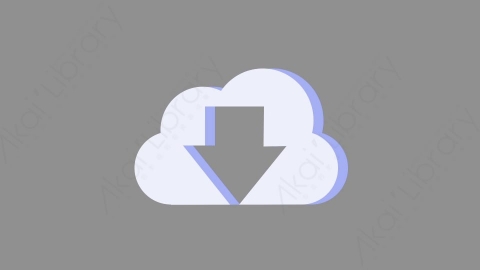 AE模板-MG扁平元素图标Cloud_Download下载