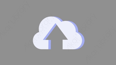 AE模板-MG扁平元素图标Cloud_Upload上传