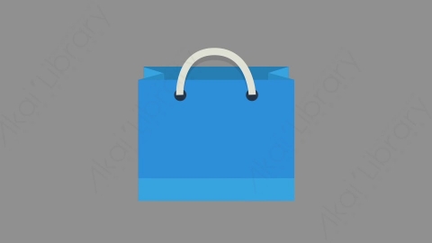AE模板-MG扁平元素图标Shopping_Bag_2购物袋