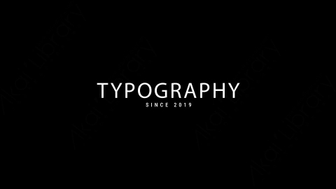 AE模板-文字排版标题文本信息设计展示Typography_40
