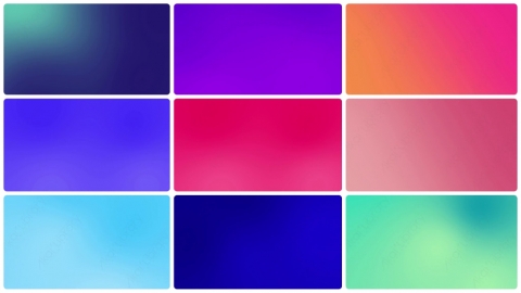 AE模板-时尚渐变色彩融合背景Gradient_Simple