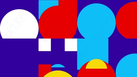 AE模板-时尚元素混合随机图形背景Pattern_02