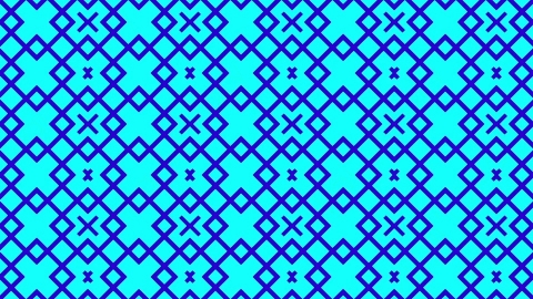 AE模板-时尚元素混合随机图形背景Pattern_Simple_13