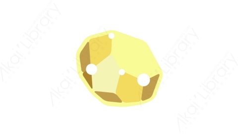AE模板-MG扁平金融商务办公元素图标Gold nugget金块