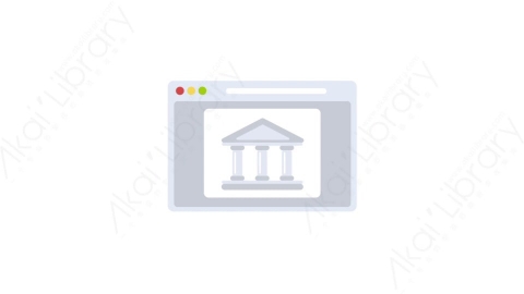 AE模板-MG扁平科技网络元素图标Bank web page银行网页