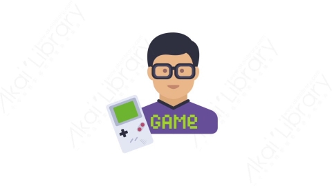 AE模板-MG扁平人物角色头像元素图标Geek笨蛋