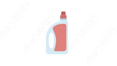 AE模板-MG扁平日常生活工具元素图标Detergent bottle洗涤剂瓶