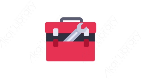 AE模板-MG扁平日常生活工具元素图标Toolbox工具箱