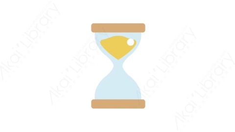 AE模板-MG扁平日常生活元素图标Hourglass沙漏